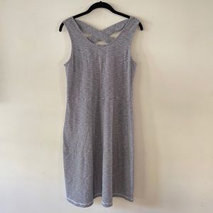 Talbots casual striped dress size M